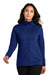 Port Authority LK595 Womens Accord Stretch Moisture Wicking Fleece Full Zip Jacket Royal Blue Model Front