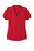 Port Authority LK600 Womens EZPerformance Moisture Wicking Short Sleeve Polo Shirt Apple Red Flat Front