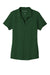 Port Authority LK600 Womens EZPerformance Moisture Wicking Short Sleeve Polo Shirt Deep Forest Green Flat Front