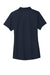 Port Authority LK600 Womens EZPerformance Moisture Wicking Short Sleeve Polo Shirt Navy Blue Flat Back