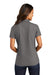 Port Authority LK600 Womens EZPerformance Moisture Wicking Short Sleeve Polo Shirt Sterling Grey Model Back