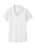 Port Authority LK600 Womens EZPerformance Moisture Wicking Short Sleeve Polo Shirt White Flat Front