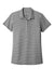 Port Authority LK646 Womens Gingham Moisture Wicking Short Sleeve Polo Shirt Black/White Flat Front