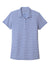 Port Authority LK646 Womens Gingham Moisture Wicking Short Sleeve Polo Shirt True Royal Blue/White Flat Front