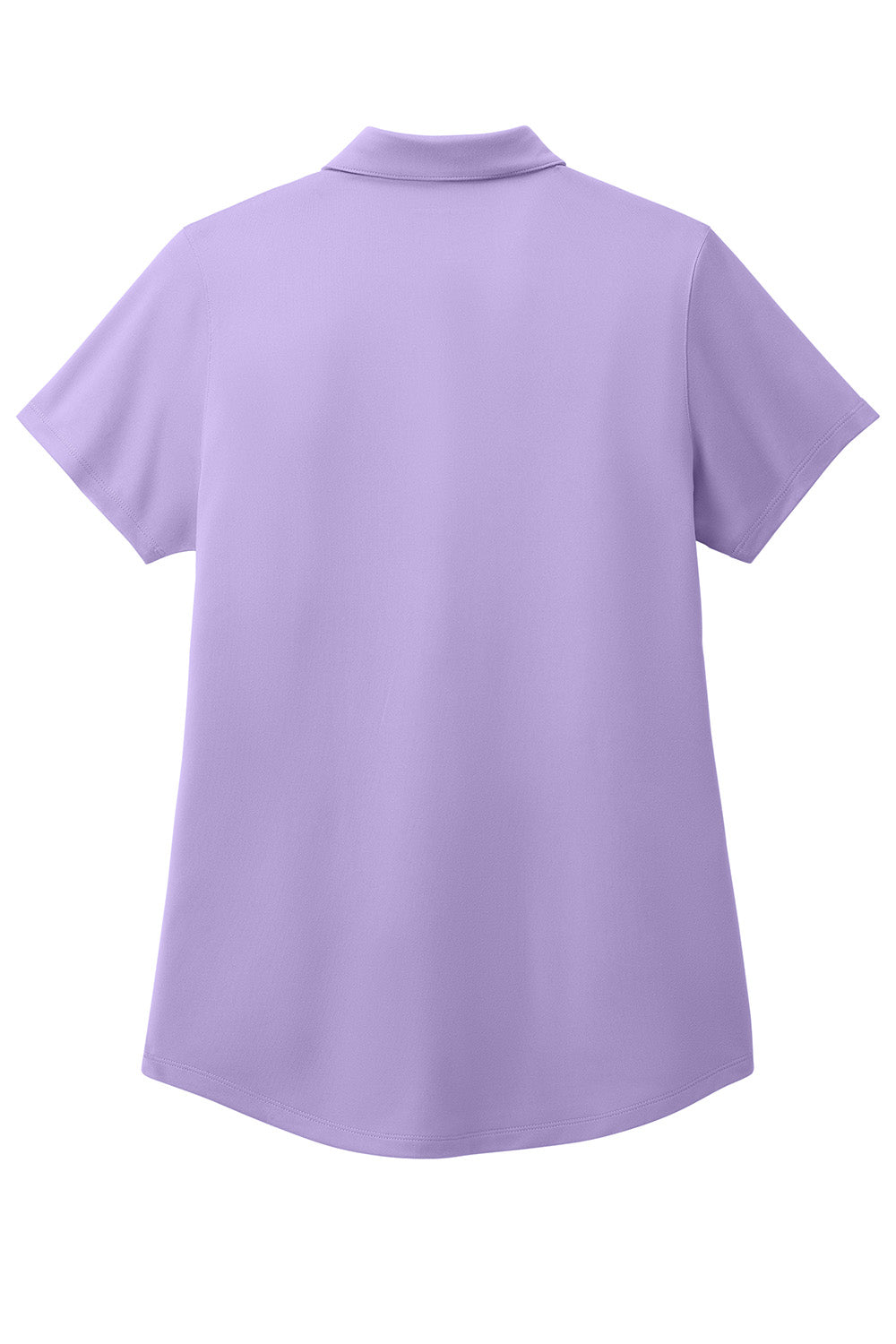 Port Authority LK683 Womens City Stretch Short Sleeve Polo Shirt Bright Lavender Purple Flat Back