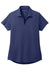 Port Authority LK683 Womens City Stretch Short Sleeve Polo Shirt River Navy Blue Flat Front