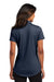 Port Authority LK683 Womens City Stretch Short Sleeve Polo Shirt River Navy Blue Model Back