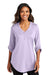 Port Authority LK6840 Womens City Stretch 3/4 Sleeve Tunic Bright Lavender Purple Model Front