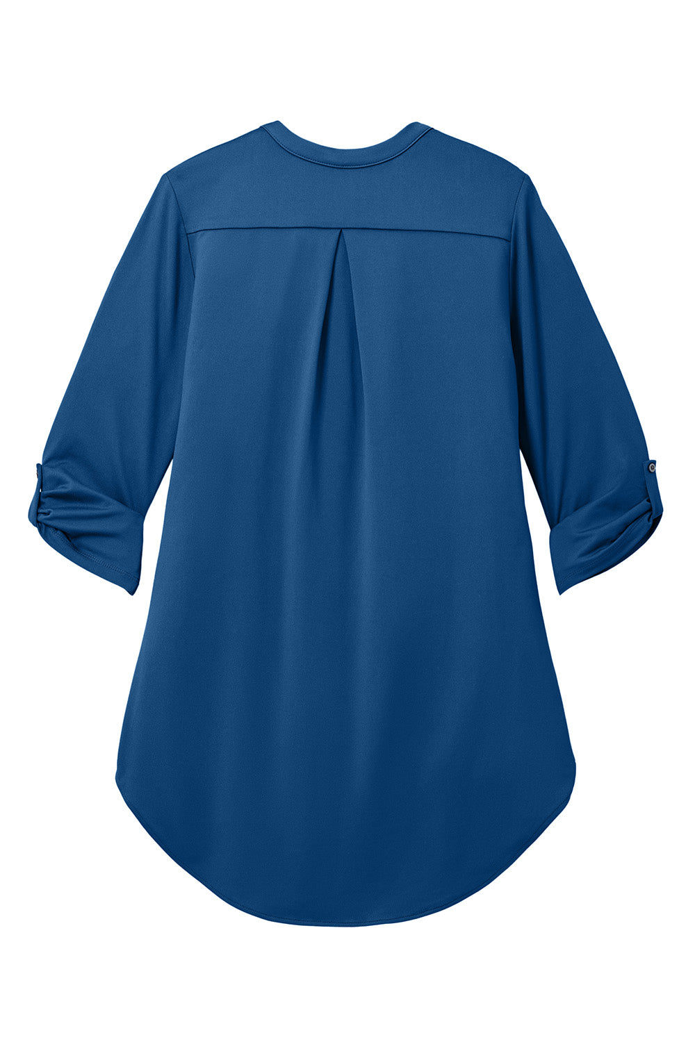 Port Authority LK6840 Womens City Stretch 3/4 Sleeve Tunic True Blue Flat Back