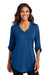 Port Authority LK6840 Womens City Stretch 3/4 Sleeve Tunic True Blue Model Front