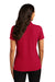 Port Authority LK8000 Womens Wrinkle Resistant Short Sleeve Polo Shirt Apple Red Model Back