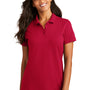 Port Authority Womens Wrinkle Resistant Short Sleeve Polo Shirt - Apple Red