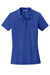 Port Authority LK8000 Womens Wrinkle Resistant Short Sleeve Polo Shirt True Royal Blue Flat Front