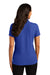 Port Authority LK8000 Womens Wrinkle Resistant Short Sleeve Polo Shirt True Royal Blue Model Back