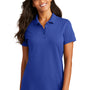 Port Authority Womens Wrinkle Resistant Short Sleeve Polo Shirt - True Royal Blue