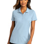 Port Authority Womens React SuperPro Snag Resistant Short Sleeve Polo Shirt - Cloud Blue