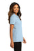 Port Authority LK810 Womens React SuperPro Snag Resistant Short Sleeve Polo Shirt Cloud Blue Model Side