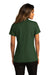 Port Authority LK810 Womens React SuperPro Snag Resistant Short Sleeve Polo Shirt Dark Green Model Back