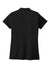 Port Authority LK810 Womens React SuperPro Snag Resistant Short Sleeve Polo Shirt Deep Black Flat Back