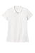 Port Authority LK810 Womens React SuperPro Snag Resistant Short Sleeve Polo Shirt White Flat Front