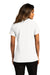 Port Authority LK810 Womens React SuperPro Snag Resistant Short Sleeve Polo Shirt White Model Back