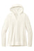 Port Authority LK826 Womens Microterry Snag Resistant Hooded Sweatshirt Hoodie Ivory Chiffon White Flat Front