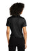 Port Authority LK863 Womens C-Free Performance Moisture Wicking Short Sleeve Polo Shirt Deep Black Model Back