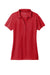 Port Authority LK863 Womens C-Free Performance Moisture Wicking Short Sleeve Polo Shirt Rich Red Flat Front