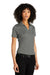 Port Authority LK863 Womens C-Free Performance Moisture Wicking Short Sleeve Polo Shirt Smoke Grey Model 3q