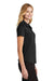 Port Authority LK864 Womens C-Free Performance Moisture Wicking Short Sleeve Polo Shirt Deep Black Model Side