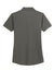 Port Authority LK864 Womens C-Free Performance Moisture Wicking Short Sleeve Polo Shirt Steel Grey Flat Back