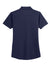 Port Authority LK864 Womens C-Free Performance Moisture Wicking Short Sleeve Polo Shirt True Navy Blue Flat Back