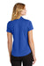 Port Authority LK864 Womens C-Free Performance Moisture Wicking Short Sleeve Polo Shirt True Royal Blue Model Back