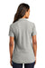 Port Authority LK867 Womens C-FREE Pique Short Sleeve Polo Shirt Heather Deep Smoke Grey Model Back