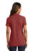 Port Authority LK867 Womens C-FREE Pique Short Sleeve Polo Shirt Garnet Red Model Back