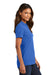 Port Authority LK867 Womens C-FREE Pique Short Sleeve Polo Shirt True Blue Model Side