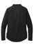 Port Authority LK870 Womens C-FREE Cypress 1/4 Zip Sweatshirt Deep Black Flat Back