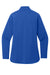 Port Authority LK880 Womens C-FREE Double Knit 1/4 Zip Sweatshirt True Royal Blue Flat Back