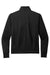 Port Authority LK881 Womens C-FREE Double Knit Full Zip Sweatshirt Deep Black Flat Back