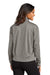 Port Authority LK881 Womens C-FREE Double Knit Full Zip Sweatshirt Smoke Grey Model Back