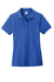 Port & Company LKP1500 Womens Stain Resistant Short Sleeve Polo Shirt Royal Blue Flat Front