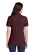 Port & Company LKP155 Womens Core Stain Resistant Short Sleeve Polo Shirt Athletic Maroon Model Back