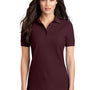 Port & Company Womens Core Stain Resistant Short Sleeve Polo Shirt - Athletic Maroon