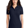 Port & Company Womens Core Stain Resistant Short Sleeve Polo Shirt - Deep Navy Blue