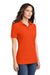 Port & Company LKP155 Womens Core Stain Resistant Short Sleeve Polo Shirt Orange Model 3q