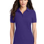 Port & Company Womens Core Stain Resistant Short Sleeve Polo Shirt - Purple