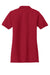 Port & Company LKP155 Womens Core Stain Resistant Short Sleeve Polo Shirt Red Flat Back