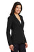 Port Authority LM2000 Womens Knit Button Down Blazer Black Model 3q