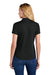 New Era LNEA225 Womens Power Short Sleeve Polo Shirt Black Model Back