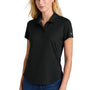 New Era Womens Power Moisture Wicking Short Sleeve Polo Shirt - Black - New